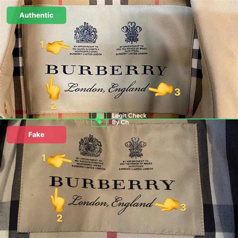 how to spot a burberry fake